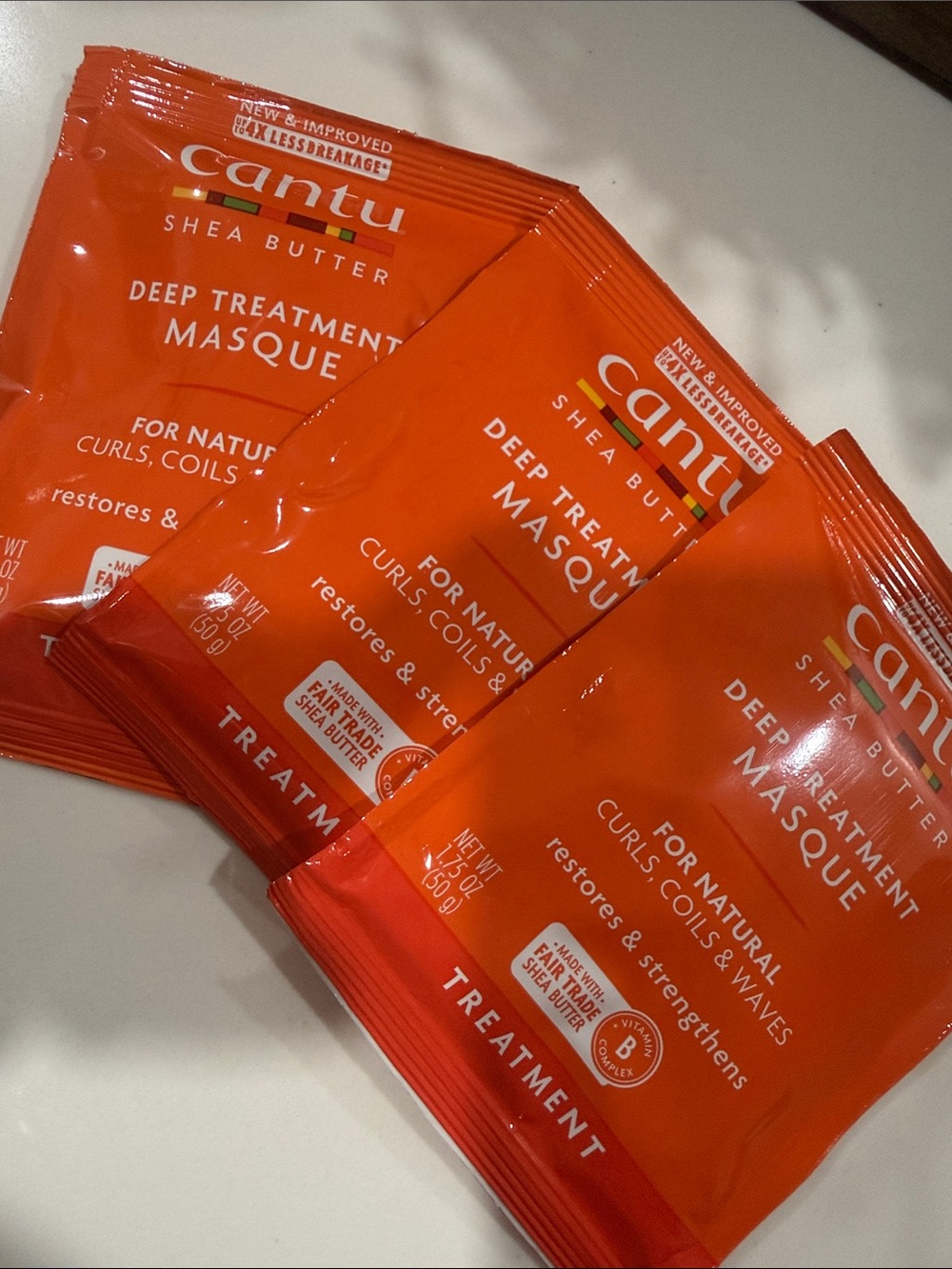 3 Cantù Shea Butter Deep Treatment Masque - 1.75 oz packets